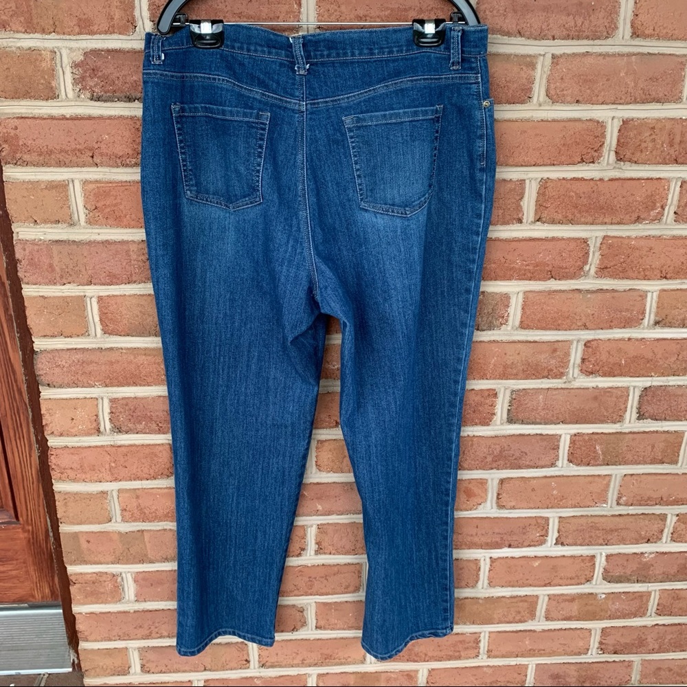 Gloria Vanderbilt stretch jeans size 16 short - Picture 2 of 8